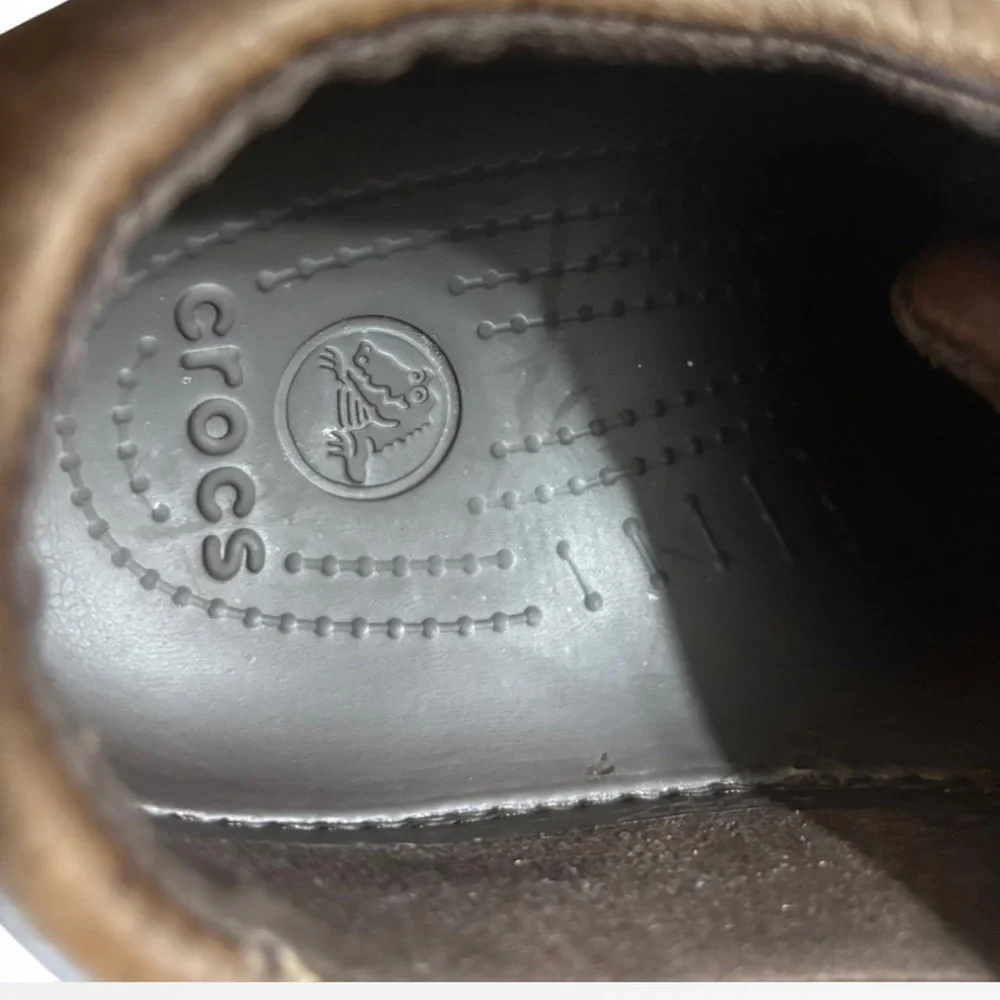 Brown Casual Crocs size 8
